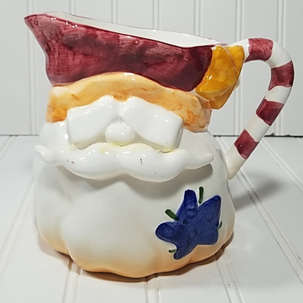 Nantucket Santa Ceramic Pitcher